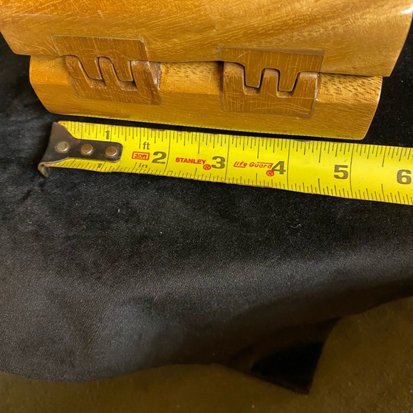 Timmy Woods Beverly Hills collection wooden purse. - Picture 5 of 7